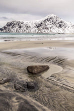 Load image into Gallery viewer, Mountain Photography of Skagsanden Beach | Lofoten Islands Prints for Sale, Home Decor Gifts - Sebastien Coell Photography
