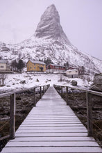 Load image into Gallery viewer, Scandinavian Prints of The Horn Mountain | Lofoten Islands wall art - Home Decor Gifts - Sebastien Coell Photography
