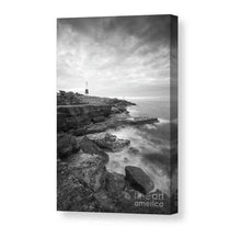 Load image into Gallery viewer, Portland Bill Lighthouse | Black and White Dorset Prints and Jurassic Coast - Home Decor Gifts - Sebastien Coell Photography
