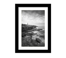 Load image into Gallery viewer, Portland Bill Lighthouse | Black and White Dorset Prints and Jurassic Coast - Home Decor Gifts - Sebastien Coell Photography
