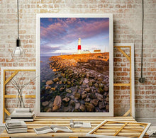 Load image into Gallery viewer, Lighthouse art | Portland Bill Prints, Dorset walll art for Sale - Home Decor Gifts - Sebastien Coell Photography
