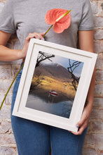 Load image into Gallery viewer, Isle of Skye Prints | A Yacht sits one of Scotlands beautiful loch&#39;s, Scottish art prints - Sebastien Coell Photography
