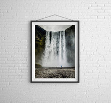 Load image into Gallery viewer, Scandinavian Prints of Skogafoss | Waterfall wall art for Sale - Icelandic Home Decor - Sebastien Coell Photography
