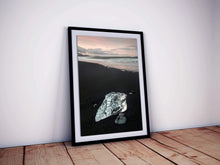 Load image into Gallery viewer, Icelandic Fine Art Print | Black Diamond Beach Seascape Photography Home Decor - Sebastien Coell Photography
