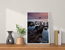 Load image into Gallery viewer, Devon Photography of Wembury Beach | Great Mewstone Rock wall art - Home Decor Gifts - Sebastien Coell Photography
