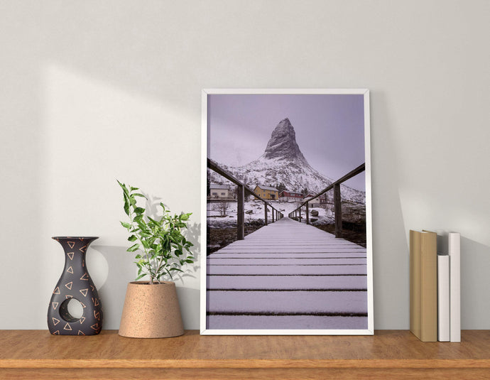 Nordic art | The Horn Mountain Prints, Lofoten Islands wall art - Home Decor Gifts - Sebastien Coell Photography