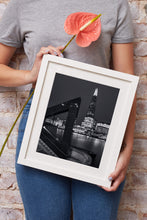 Load image into Gallery viewer, Black and White London Prints | The Shard Wall Art, London Cityscape Photography - Sebastien Coell Photography
