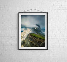 Load image into Gallery viewer, Mountain Prints of Seceda | Dolomites Prints for Sale, Italian wall art - Home Decor Gifts - Sebastien Coell Photography
