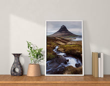 Load image into Gallery viewer, Icelandic art of Kirkjufell | Mountain Photography, Scandinavian Prints - Home Decor Gifts - Sebastien Coell Photography
