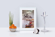 Load image into Gallery viewer, Mountain Photography of Norway&#39;s Reine | Lofoten Islands wall art for Sale - Sebastien Coell Photography
