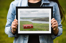 Load image into Gallery viewer, Scottish Hebrides prints | Red Barn on the Isle of Harris and Lewis - Home Decor Wall Art - Sebastien Coell Photography
