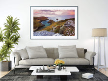 Load image into Gallery viewer, Cornish Prints | Boscastle Harbour artwork, Seascape Photography - Home Decor Gifts - Sebastien Coell Photography
