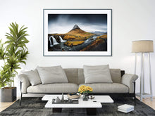 Load image into Gallery viewer, Icelandic art of Kirkjufell | Kirkjufellsfoss Mountain Wall Art, Scandinavian Prints - Sebastien Coell Photography
