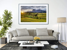 Load image into Gallery viewer, Mountain Photography of Alpe Di Siusi | Seiser Alm art, Italian Dolomites UNESCO Prints - Sebastien Coell Photography
