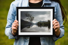 Load image into Gallery viewer, Snowdonia wall art of The Lone Tree Llanberis, Llyn Padarn Mountain Photography for Sale Home Decor Gifts - SCoellPhotography
