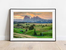 Load image into Gallery viewer, Mountain Photography of Alpe Di Siusi | Seiser Alm art Prints for Sale Home Decor Gifts - Sebastien Coell Photography
