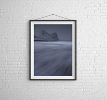 Load image into Gallery viewer, Nordic Prints of Unstad Bay | Scandinavian Beach art, Mountain Photography - Sebastien Coell Photography
