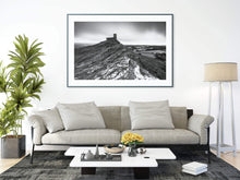 Load image into Gallery viewer, Dartmoor Prints of Brentor Church | Black and White Landscape Photography - Sebastien Coell Photography
