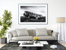 Load image into Gallery viewer, Scandinavian Print of Iceland&#39;s US Navy DC plane crash, Sólheimasandur beach prints - Sebastien Coell Photography
