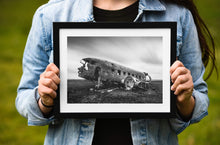 Load image into Gallery viewer, Scandinavian Print of Iceland&#39;s US Navy DC plane crash, Sólheimasandur beach prints - Sebastien Coell Photography
