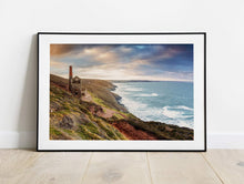 Load image into Gallery viewer, Cornwall Landscape Print | Towanroath Mine, Cornwall Mining wall art - Home Decor - Sebastien Coell Photography
