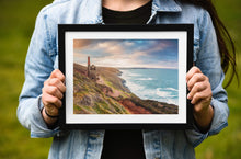 Load image into Gallery viewer, Cornwall Landscape Print | Towanroath Mine, Cornwall Mining wall art - Home Decor - Sebastien Coell Photography
