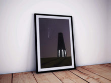 Load image into Gallery viewer, Astrophotography Wall Art | Neowise Comet Prints at the Daymark - Home Decor Gifts - Sebastien Coell Photography
