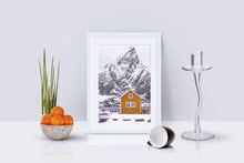 Load image into Gallery viewer, Nordic Prints | The little hut at Sakrisoy, Lofoten Islands Mountain Photography - Sebastien Coell Photography
