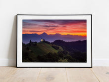 Load image into Gallery viewer, Mountain Photography of Jamnik Church | Slovenia art for Sale - Home Decor Gifts - Sebastien Coell Photography
