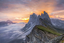 Load image into Gallery viewer, Mountain Photography of Seceda | Dolomites art For Sale, Italy Prints - Home Decor Gifts - Sebastien Coell Photography
