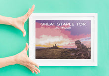 Load image into Gallery viewer, Dartmoor Poster Print | Great Staple Tor wall art, Devon Pictures for Sale - Home Decor - Sebastien Coell Photography
