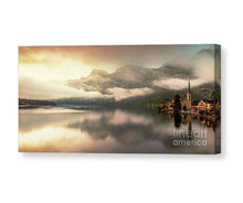 Load image into Gallery viewer, Panoramic Alpine wall art of Hallstatt | Pictures of Austria for Sale - Home Decor Gifts - Sebastien Coell Photography
