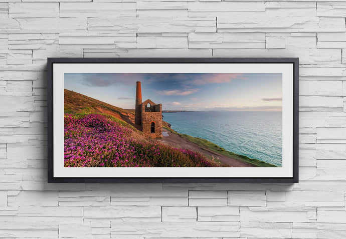 Panoramic Print of Towanroath Mine | Wheal Coates Photography, Cornish Mining Gifts - Sebastien Coell Photography