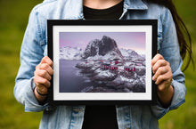 Load image into Gallery viewer, Nordic Print of Hamnoy | Norwegian art for Sale and Lofoten Mountain Photography - Sebastien Coell Photography
