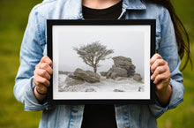 Load image into Gallery viewer, Dartmoor Prints | Hawthorn Tree art, Holwell Lawn Dartmoor Winter Photography - Sebastien Coell Photography
