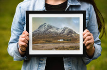 Load image into Gallery viewer, Highland art of Lagangarbh Cottage | Buachaille Etive Mor Prints, Scottish Wall Art - Sebastien Coell Photography
