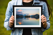 Load image into Gallery viewer, Chapel of St Maria | Lake Bled Prints, Slovenia Mountain Photography Home Decor Gifts - Sebastien Coell Photography
