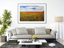 Load image into Gallery viewer, Wildflower Prints of Poly Joke, Poppy Field Photography for Sale, Cornwall Landscape Prints Home Decor Gifts - SCoellPhotography
