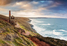 Load image into Gallery viewer, Cornwall Landscape Print | Towanroath Mine, Cornwall Mining wall art - Home Decor - Sebastien Coell Photography
