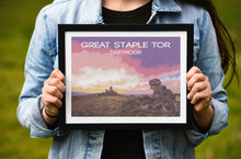 Load image into Gallery viewer, Dartmoor Poster Print | Great Staple Tor wall art, Devon Pictures for Sale - Home Decor - Sebastien Coell Photography
