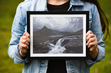 Load image into Gallery viewer, Mountain Poster of Snowdonia Ogwen Valley, Welsh prints for Sale and Tryfan Photo Home Decor Gifts - SCoellPhotography
