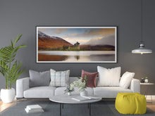 Load image into Gallery viewer, Panoramic Print of Kilchurn Castle, Scottish Loch Awe wall art - Home Decor Gifts - Sebastien Coell Photography
