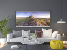 Load image into Gallery viewer, Panoramic Print of Brentor Church, Dartmoor art, Devon landscapes - Home Decor - Sebastien Coell Photography
